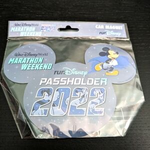 New 2022 runDisney Walt Disney World Marathon Weekend Passholder Magnet